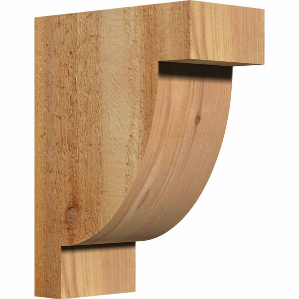 Ekena Millwork Alpine Rough Sawn Corbel, Western Red Cedar, 6"W x 12"D x 16"H COR06X12X16ALP00RWR - main